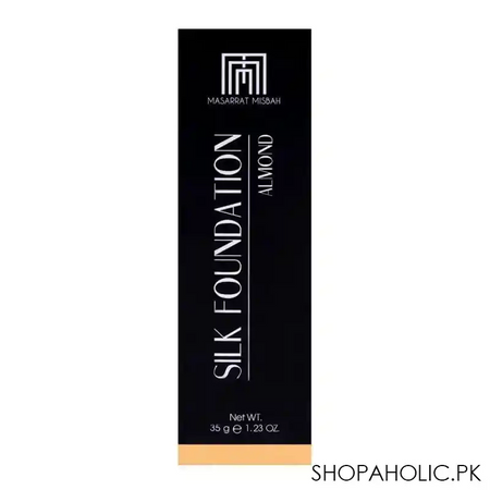 masarrat misbah silk foundation, almond image2