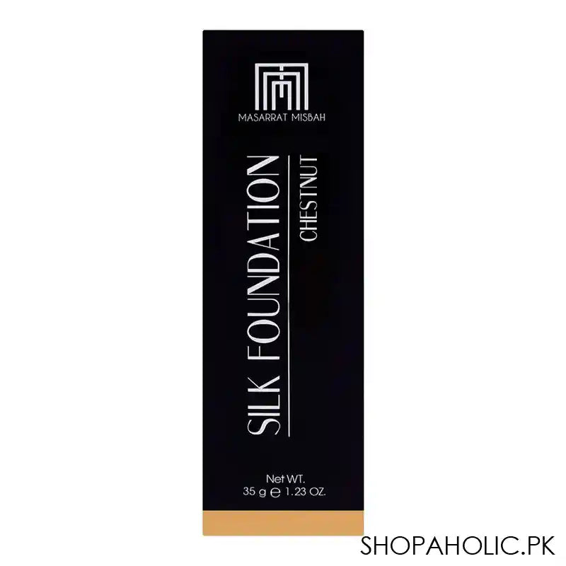 Masarrat Misbah Silk Foundation, Chestnut - Image 2