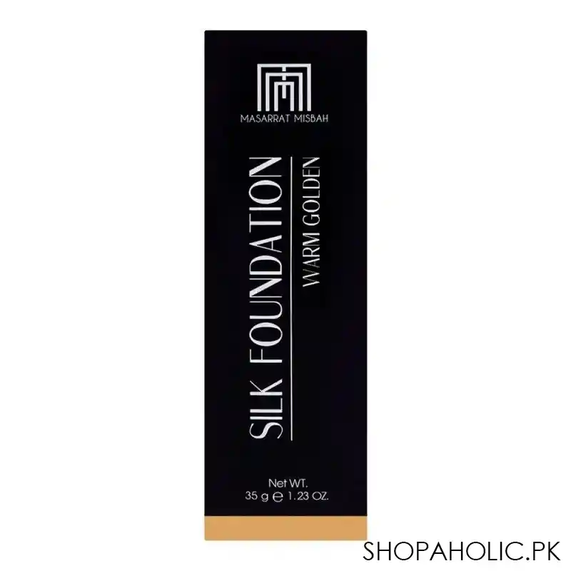 masarrat misbah silk foundation, warm golden image2