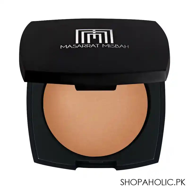 Masarrat Misbah Silk Pressed Powder, Deep Honey - Image 3