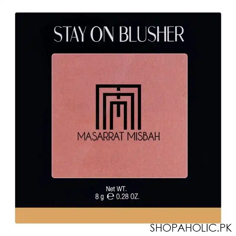 masarrat misbah stay on blusher, shell bronze image2
