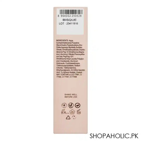 Masarrat Misbah Ultra Wear Flawless Foundation, Bisque, 30ml - Image 2