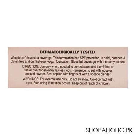 Masarrat Misbah Ultra Wear Flawless Foundation, Golden Caramel, 30ml - Image 3