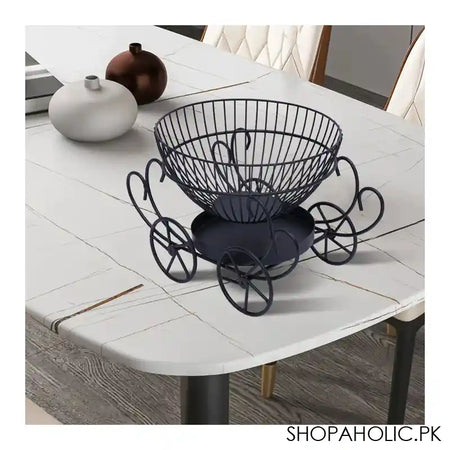 Matrix 2 Tier Decorative Fruit Basket, 11.81 x 9.05 x 8.26 Inches - Image 6