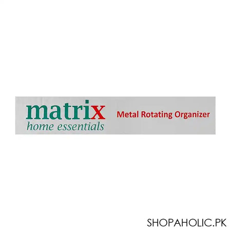 Matrix 360 Rotatable Metal Storage Organizer, 2 Layer Square - Image 4