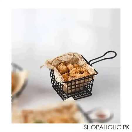 Matrix Snack Bucket & Restaurant Style Serving Platter, Small, Cube - Image 2
