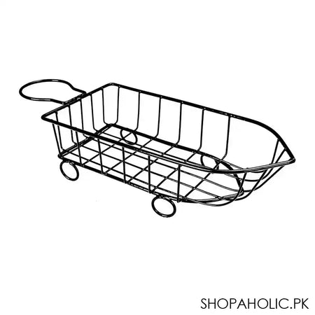 Matrix Snack Bucket & Restaurant Style Serving Wheels Platter, Large - Main Image