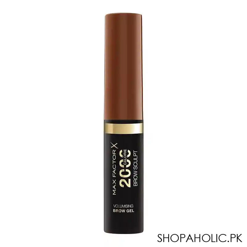 Max Factor 2000 Calorie Brow Sculpt Volumising Brow Gel, 003 Brown, 4.5ml - Image 2