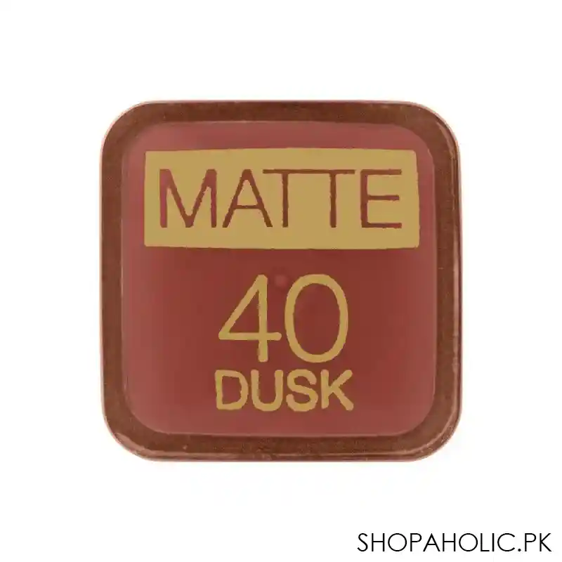 max factor colour elixir matte lipstick, 40 dusk + c124 image4