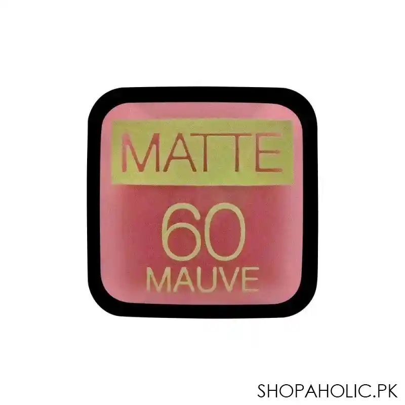 max factor colour elixir matte lipstick, 60 mauve image3