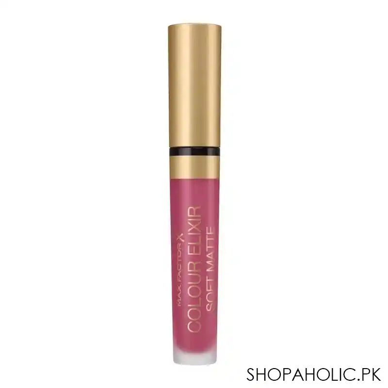 max factor colour elixir soft matte liquid lipstick, 020 blushing peony image2