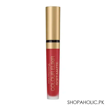 max factor colour elixir soft matte liquid lipstick, 030 crushed ruby image2