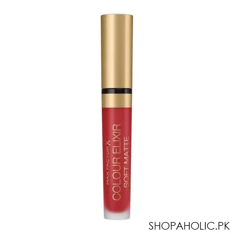 max factor colour elixir soft matte liquid lipstick, 030 crushed ruby image2