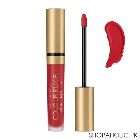 max factor colour elixir soft matte liquid lipstick, 030 crushed ruby main image