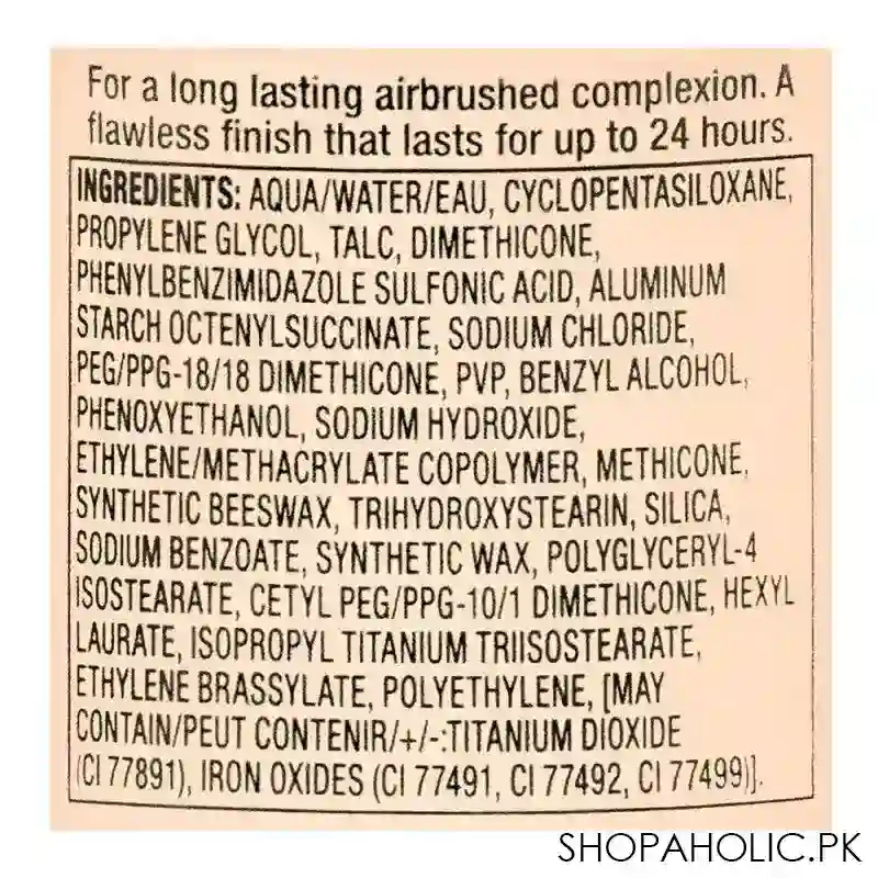 max factor facefinity all day flawless airbrush finish, 3 in 1 foundation, c10, fair porcelain image3