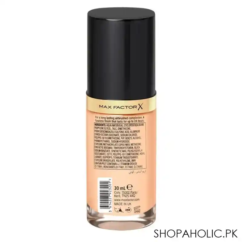 max factor facefinity all day flawless airbrush finish, 3 in 1 foundation, n42, ivory image2