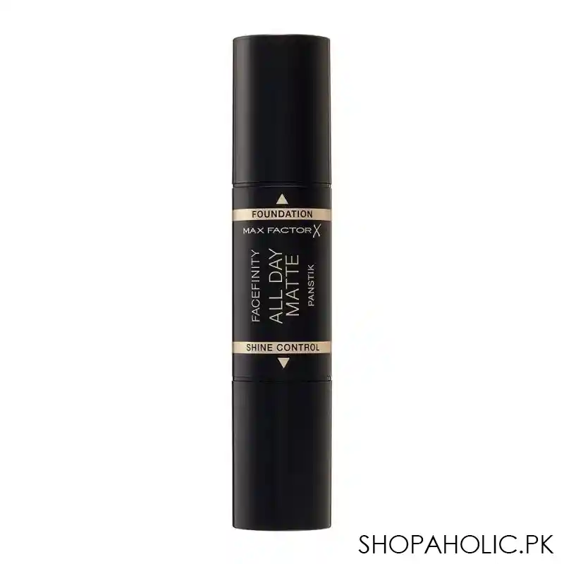 max factor facefinity all day matte panstik foundation & shine control, 32 light beige main image