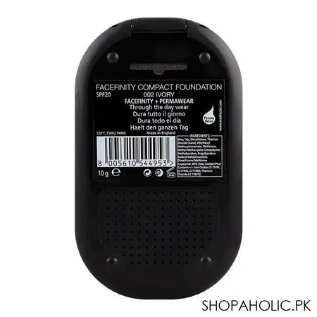 Max Factor Facefinity Compact Foundation 002 Ivory - Image 3