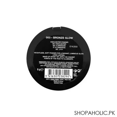 max factor facefinity highlighter powder, 003 bronze glow image2