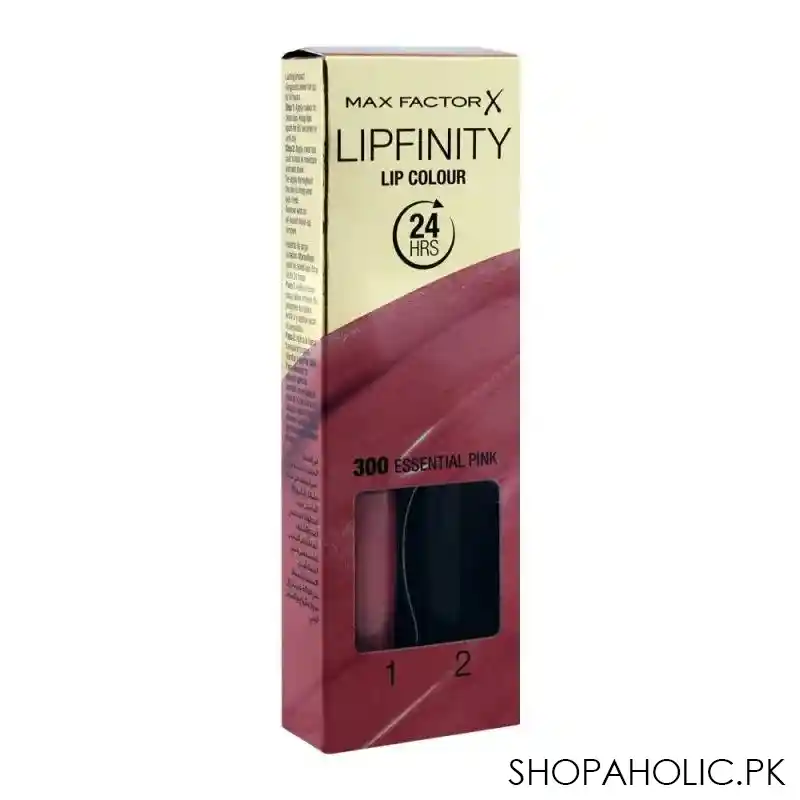 max factor lipfinity, 300 essential pink, lip color image2