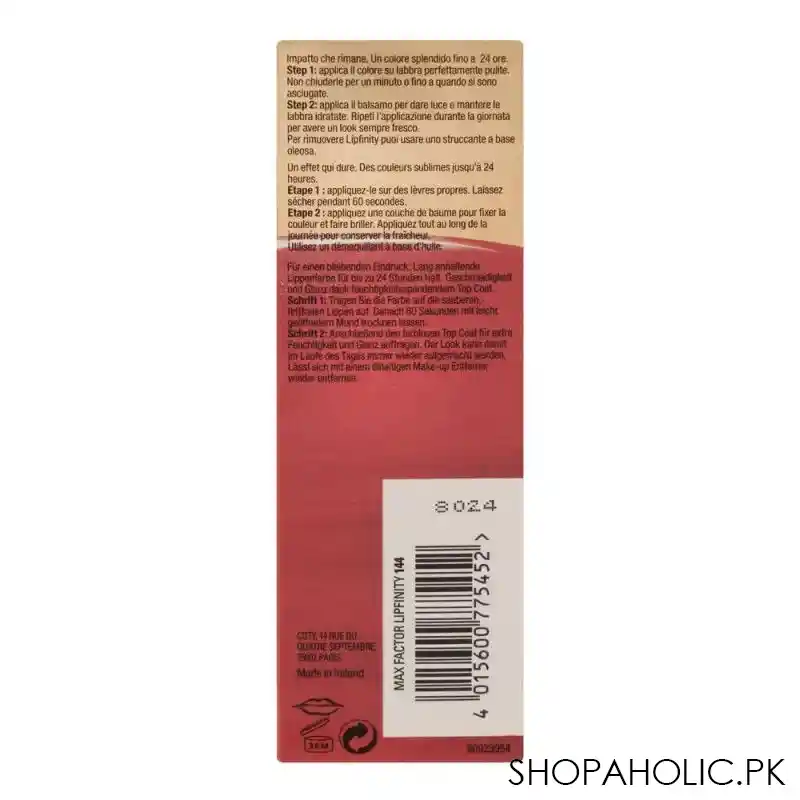 max factor lipfinity lip colour, 144 endlessly magic image3