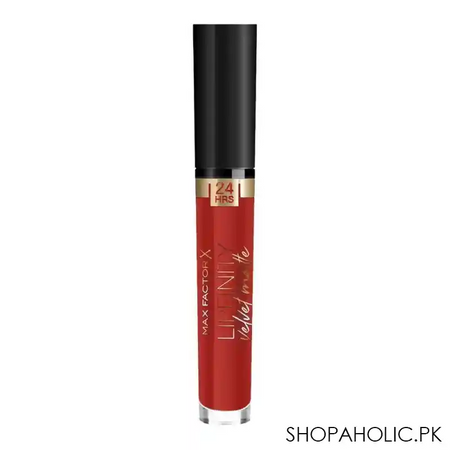 max factor lipfinity velvet matte lipstick 025 red luxury image2