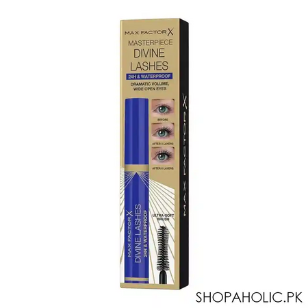 max factor masterpiece divine lashes 24h & waterproof mascara, 9ml image3