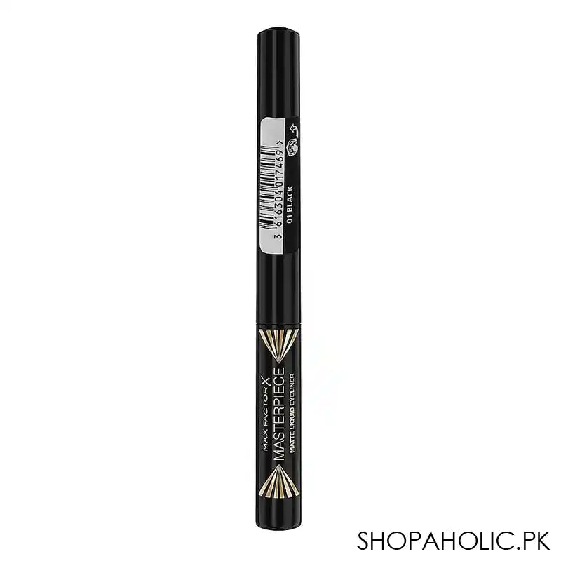 Max Factor Masterpiece Matte Liquid Eyeliner, 01 Black - Image 2