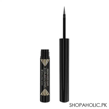 Max Factor Masterpiece Matte Liquid Eyeliner, 01 Black - Main Image