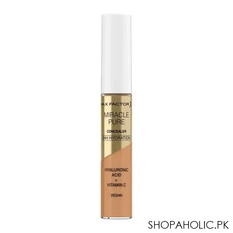 max factor miracle pure 24 hours hydration hyaluronic acid + vitamin c vegan concealer, 05, 7.8ml image2