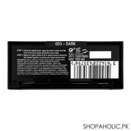 max factor real brow duo kit, 003 dark image2