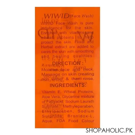 maxitech wiwid face wash, 150ml image2
