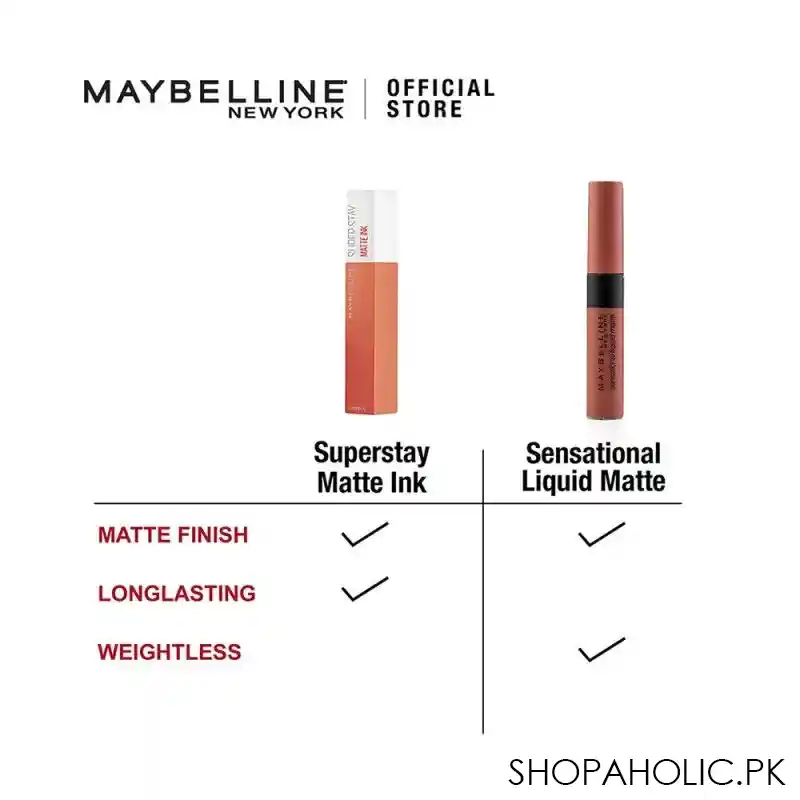 maybelline color sensational liquid matte, nu05, barely legal image5