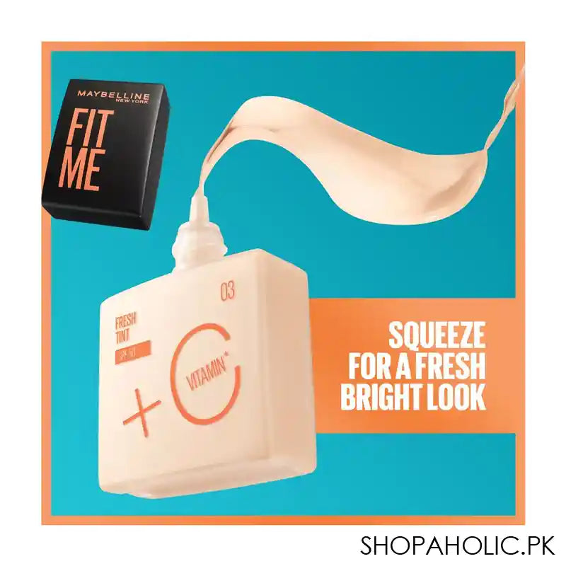 Maybelline Fit Me 2.5 Fresh Tint With SPF 50 & Vitamin C, 30ml - Main Image