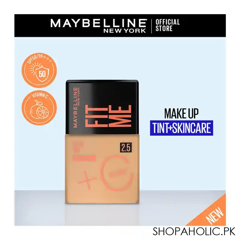 Maybelline Fit Me 2.5 Fresh Tint With SPF 50 & Vitamin C, 30ml - Image 6