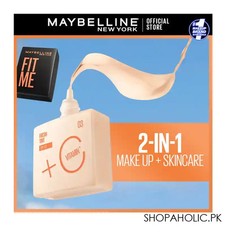 Maybelline Fit Me 2.5 Fresh Tint With SPF 50 & Vitamin C, 30ml - Image 7