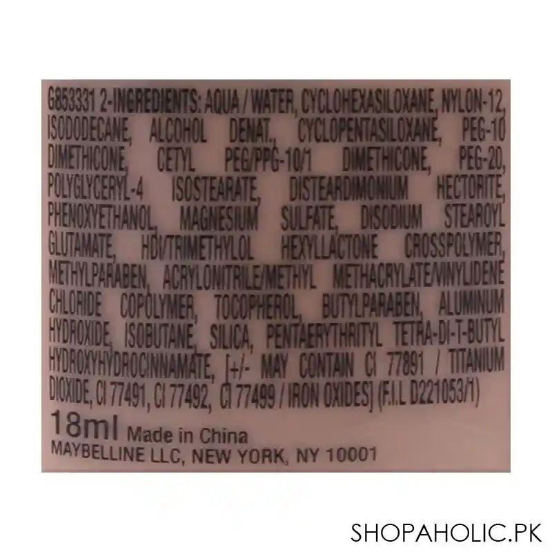 maybelline fit me matte + poreless liquid foundation, 120, classic ivory, 18ml image3