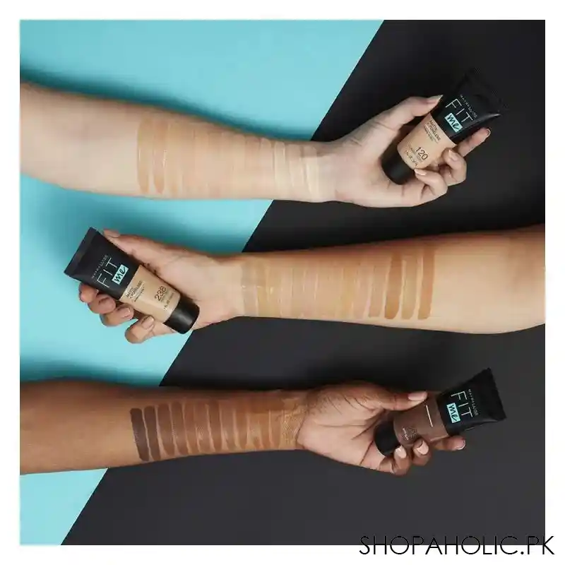 maybelline fit me matte + poreless liquid foundation, 128, warm nude, 18ml image5