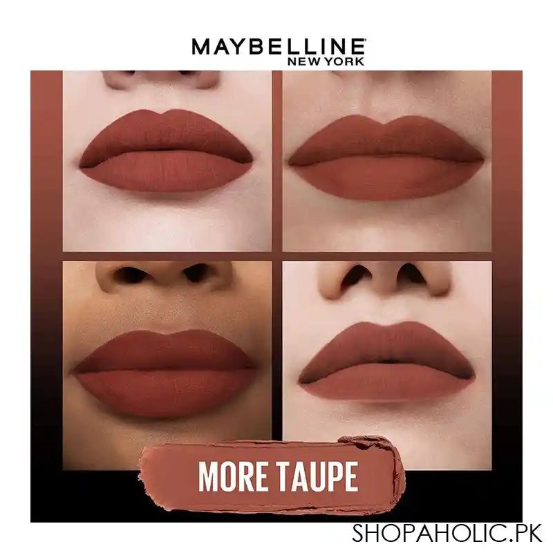 Maybelline New York Color Sensational Ultimatte Matte Lipstick, 799 More Taupe - Image 5