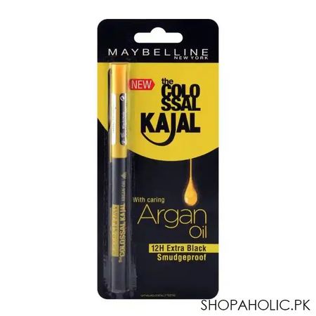 maybelline new york colossal kajal argan oil 12h extra black image4