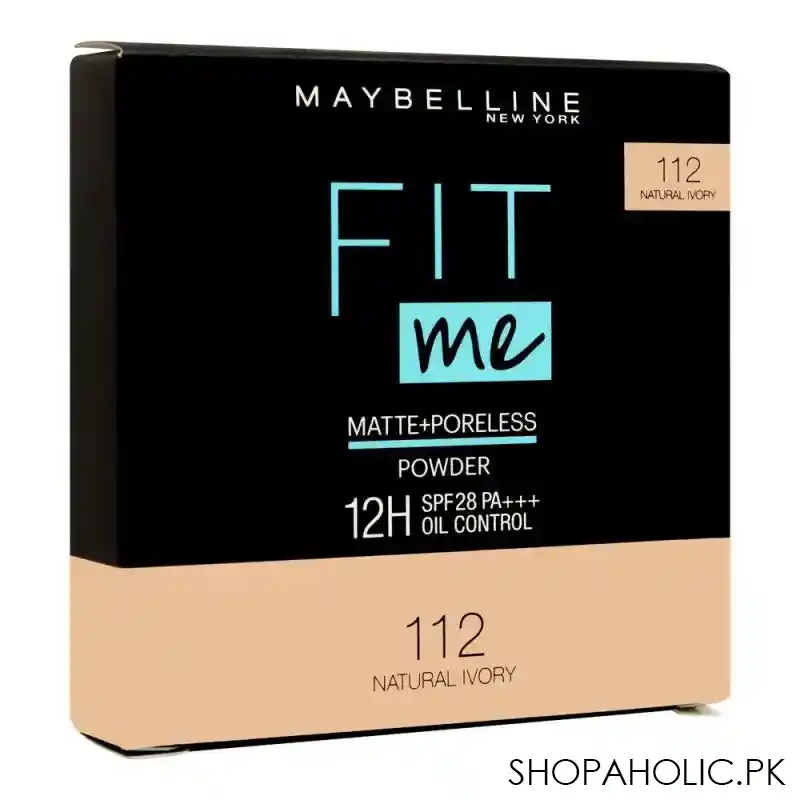 maybelline new york fit me matte+poreless powder, 112 natural ivory image5