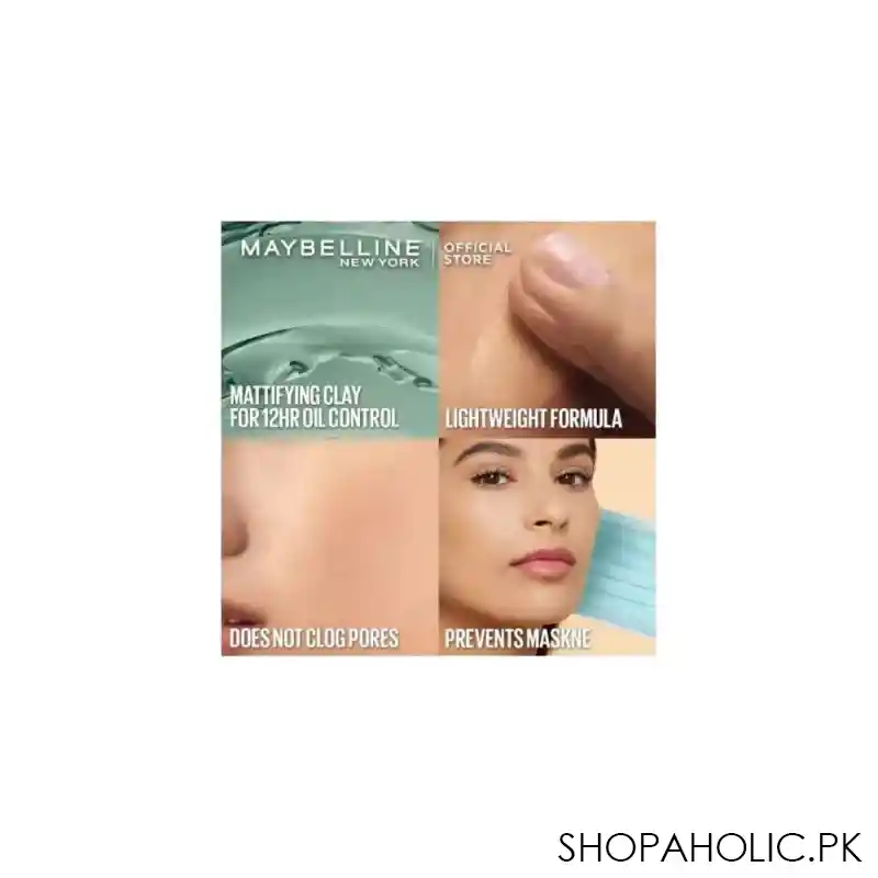 maybelline new york fit me matte + poreless spf 22 foundation, 120 classic ivory, 30ml image3