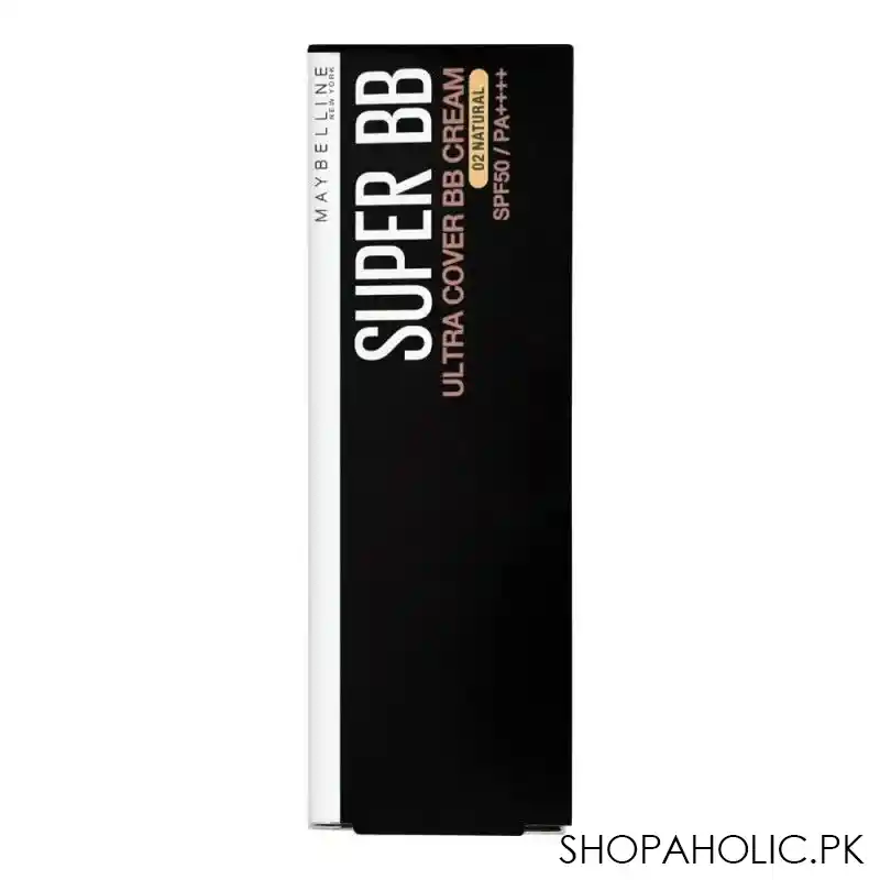 maybelline new york super bb ultra cover cream, spf 50 pa++++, 02 natural image2