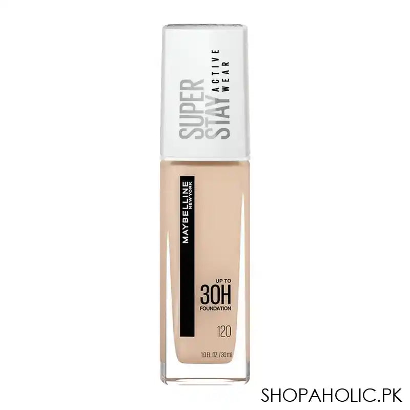 Maybelline New York Superstay Active Wear Upto 30H Foundation, 120, 30ml - Image 5