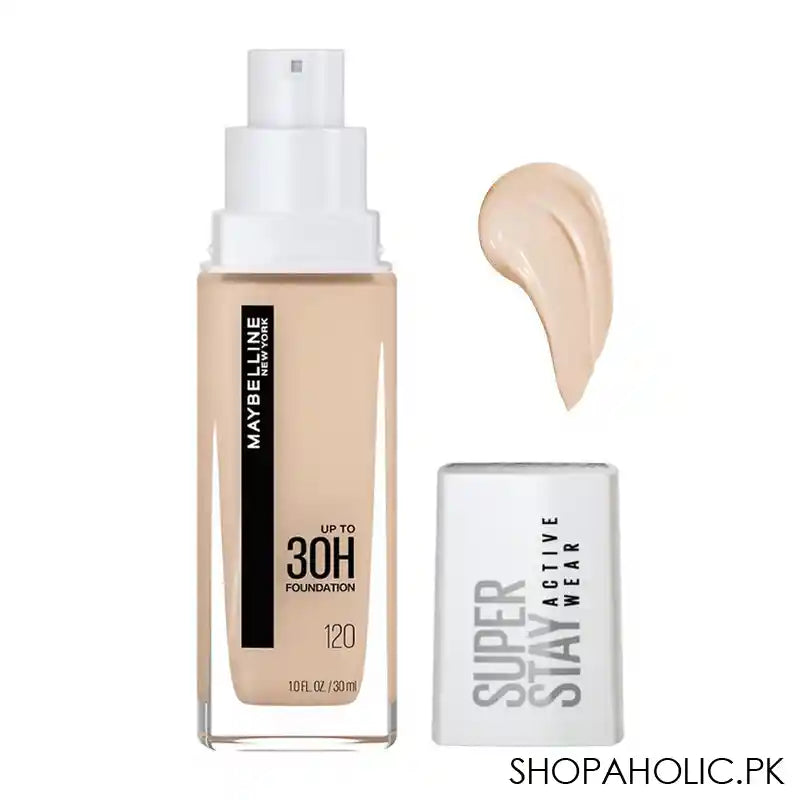Maybelline New York Superstay Active Wear Upto 30H Foundation, 120, 30ml - Image 8