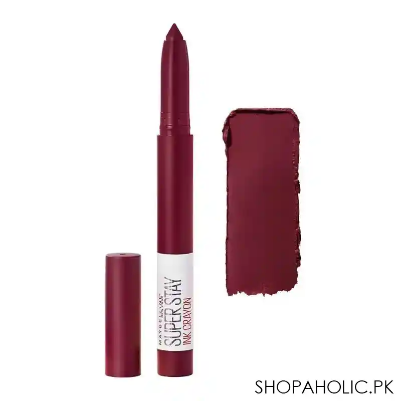 maybelline new york superstay ink crayon lipstick, 55 make it happen image2