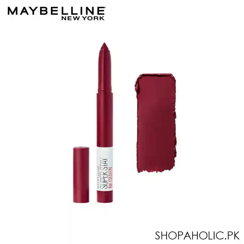maybelline new york superstay ink crayon lipstick, 55 make it happen main image