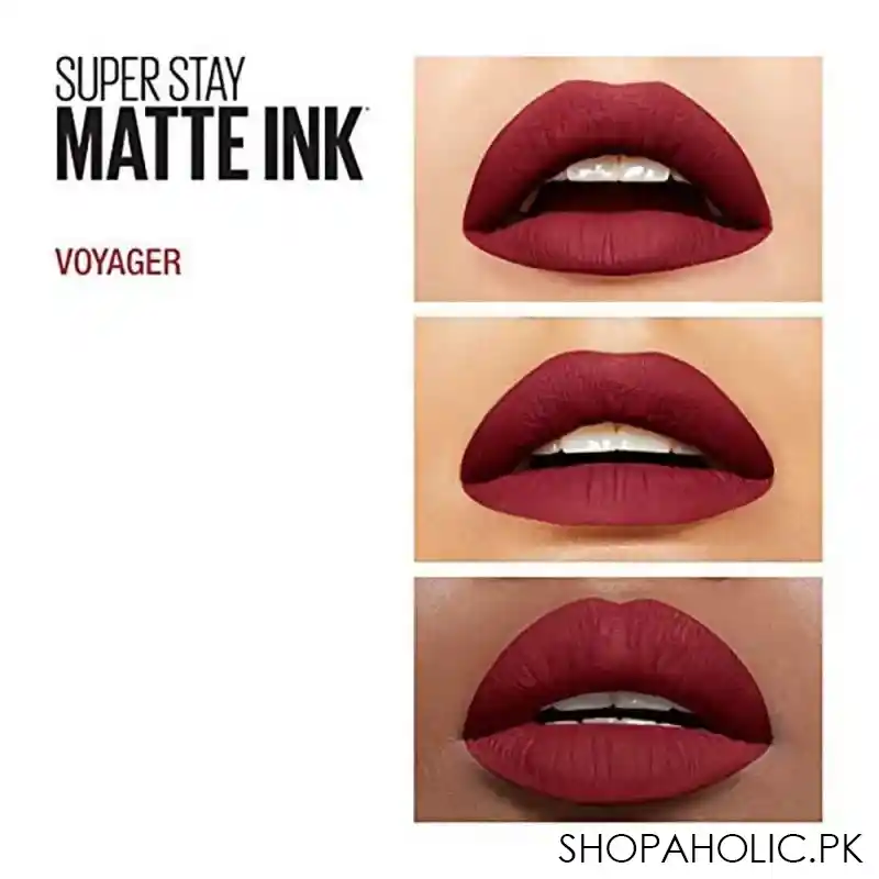maybelline new york superstay matte ink lipstick, 50 voyager image8