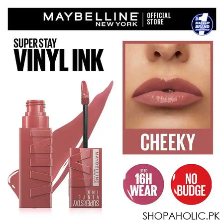 Maybelline New York Superstay Vinyl Ink Longwear Liquid Lipstick, 35, Cheeky - Image 4