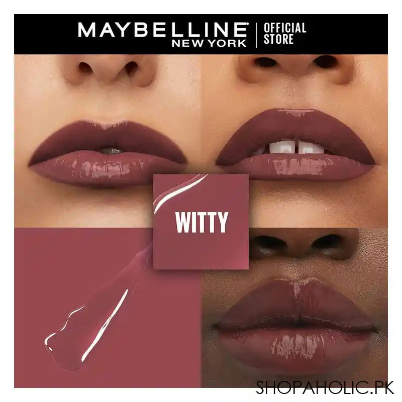 Maybelline New York Superstay Vinyl Ink Longwear Liquid Lipstick, 40, Witty - Image 5